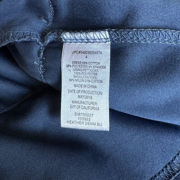 TUTU’S & TAMBOURINES Woodland Creatures Dress Girls 7 Blue Bunny Rabbit Unicorns - Picture 8 of 8